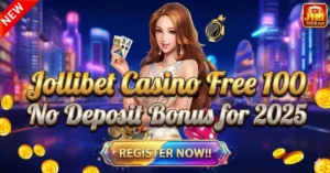jollibet casino free 100 no deposit bonus